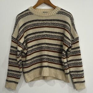 ELSAMANDA wool mohair‎ alpaca blend chunky knit sweater Women’s SIZE MEDIUM cozy